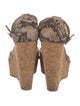 Jimmy Choo Snakeskin Animal Print T-Strap Sandals