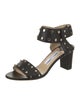 Jimmy Choo Leather Studded Accents Sandals