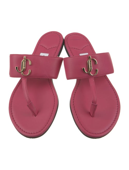 Jimmy Choo Leather Slides