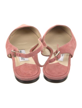 Jimmy Choo Suede Slingback Flats