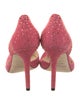 Jimmy Choo Suede Crystal Embellishments D'Orsay Pumps