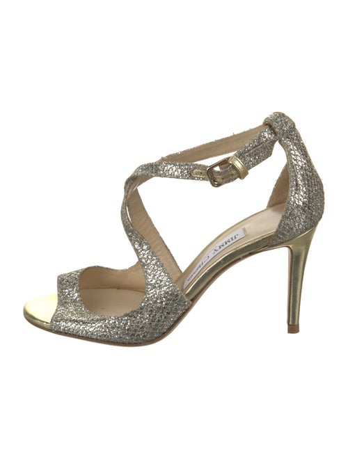 Jimmy Choo Glitter Sandals