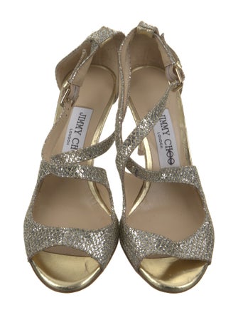 Jimmy Choo Glitter Sandals