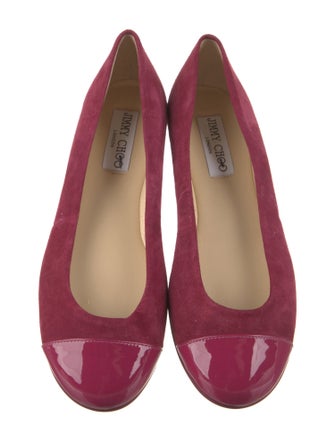 Jimmy Choo Suede Ballet Flats