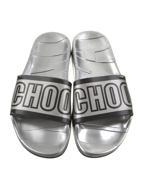 Jimmy Choo Rubber Printed Slides