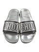 Jimmy Choo Rubber Printed Slides