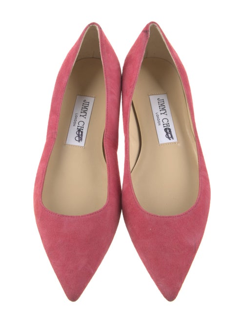 Jimmy Choo Suede Ballet Flats