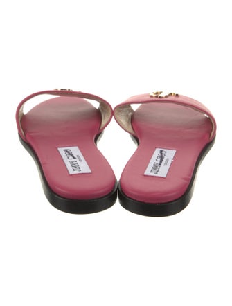 Jimmy Choo Leather Slides