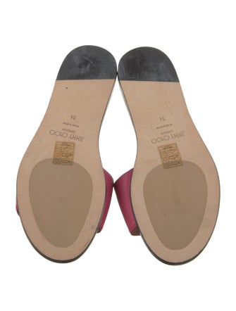 Jimmy Choo Leather Slides
