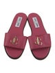 Jimmy Choo Leather Slides