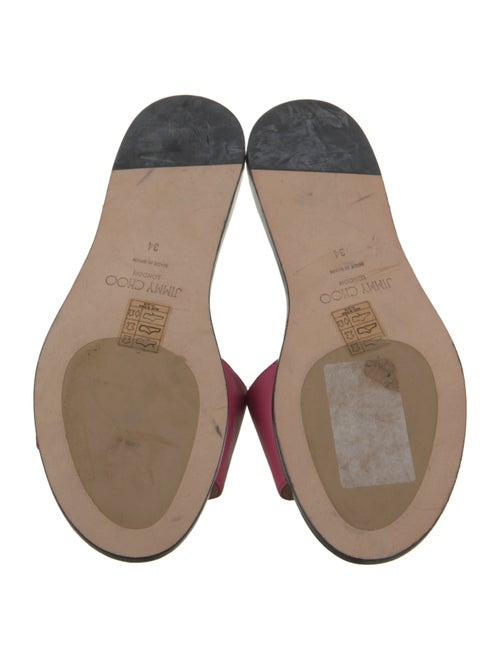 Jimmy Choo Leather Slides