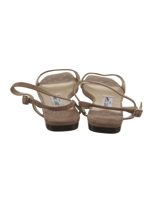 Jimmy Choo Leather Slingback Sandals