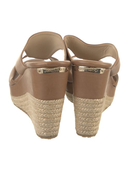 Jimmy Choo Leather Espadrilles