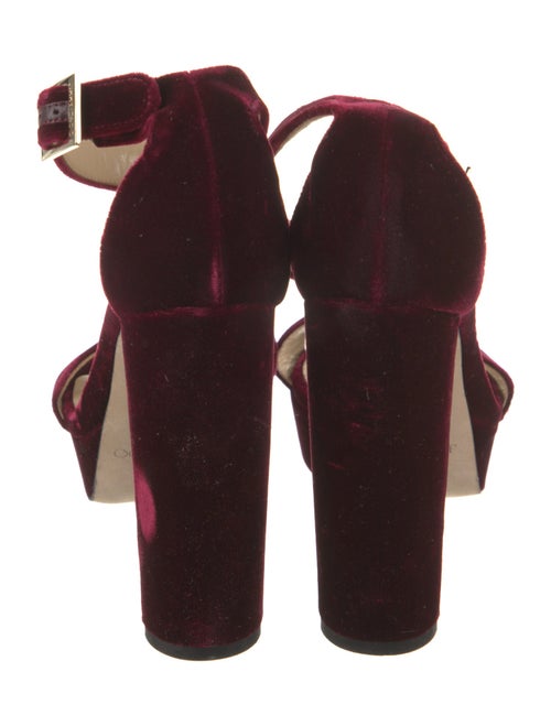 Jimmy Choo Velvet Sandals