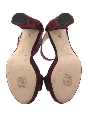 Jimmy Choo Velvet Sandals