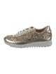 Jimmy Choo Glitter Printed Sneakers