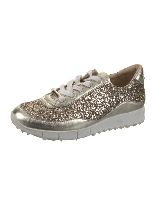 Jimmy Choo Glitter Printed Sneakers
