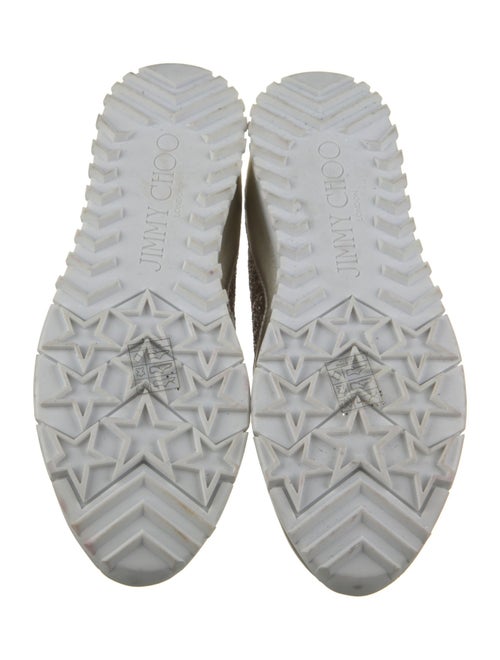 Jimmy Choo Glitter Printed Sneakers