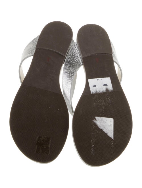 Jimmy Choo Leather Flip Flops