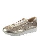 Jimmy Choo Glitter Printed Sneakers