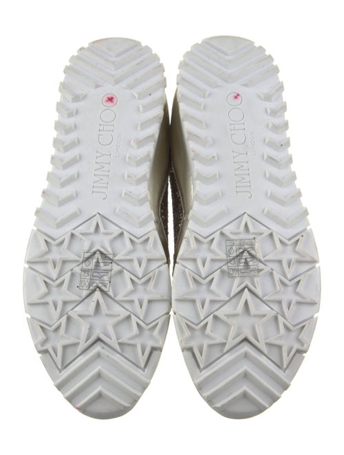 Jimmy Choo Glitter Printed Sneakers