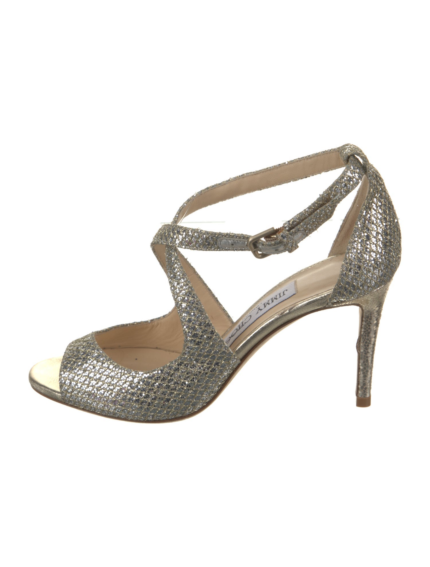 Jimmy Choo Glitter Sandals