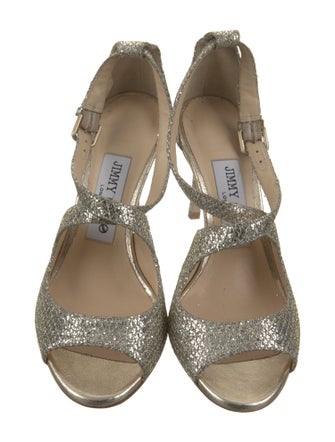 Jimmy Choo Glitter Sandals