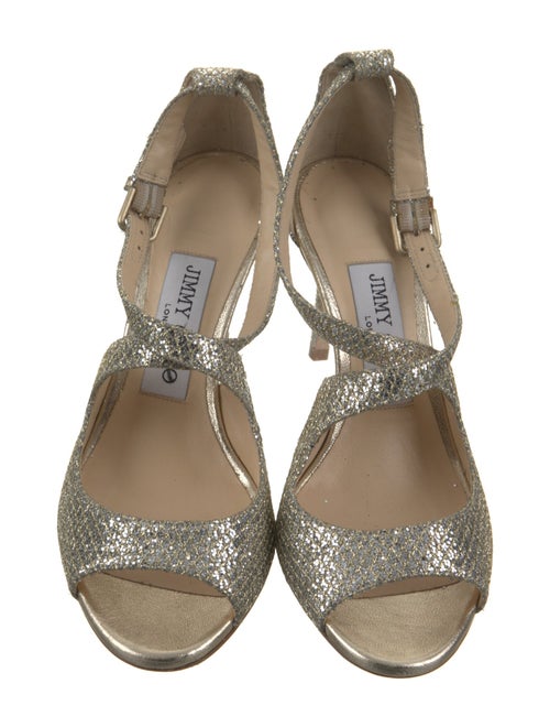 Jimmy Choo Glitter Sandals