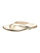 Jimmy Choo Leather Flip Flops
