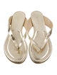 Jimmy Choo Leather Flip Flops