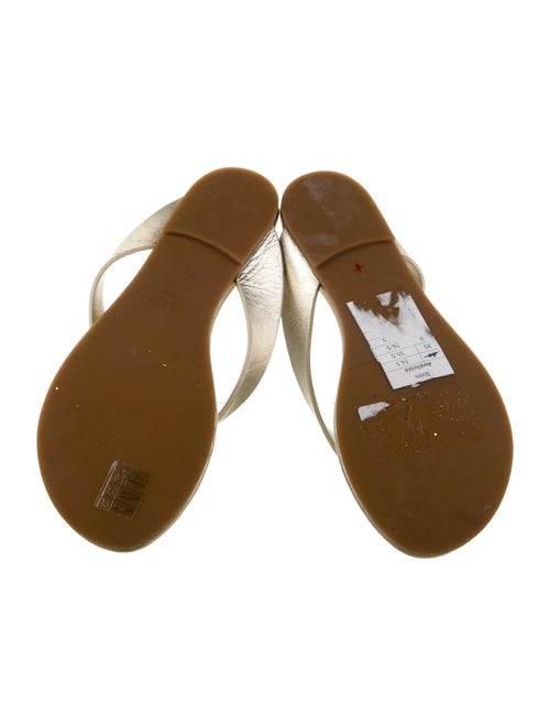 Jimmy Choo Leather Flip Flops