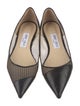 Jimmy Choo Leather Printed Ballet Flats