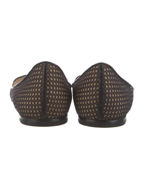 Jimmy Choo Leather Printed Ballet Flats