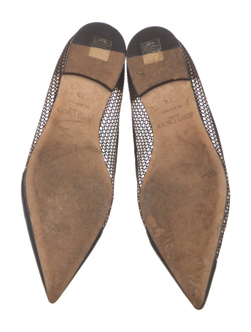 Jimmy Choo Leather Printed Ballet Flats