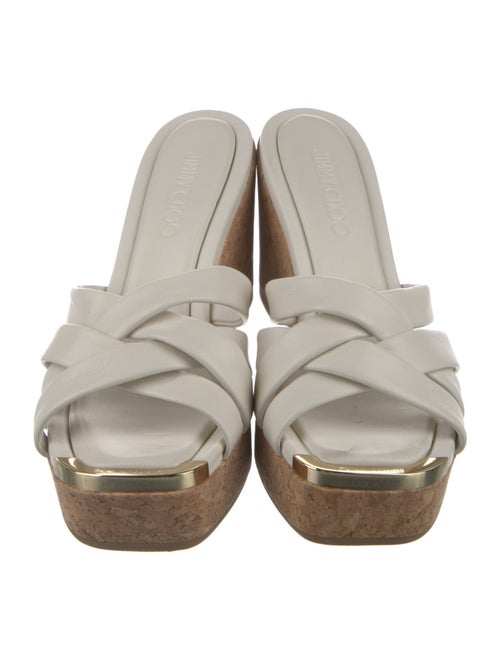 Jimmy Choo Leather Slides