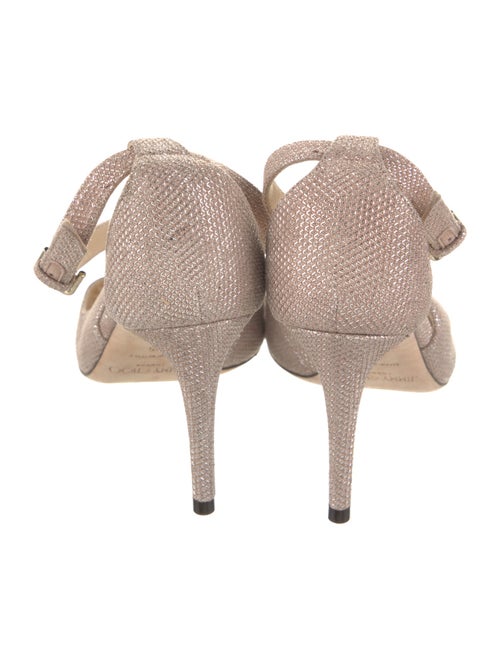 Jimmy Choo Suede Animal Print Sandals