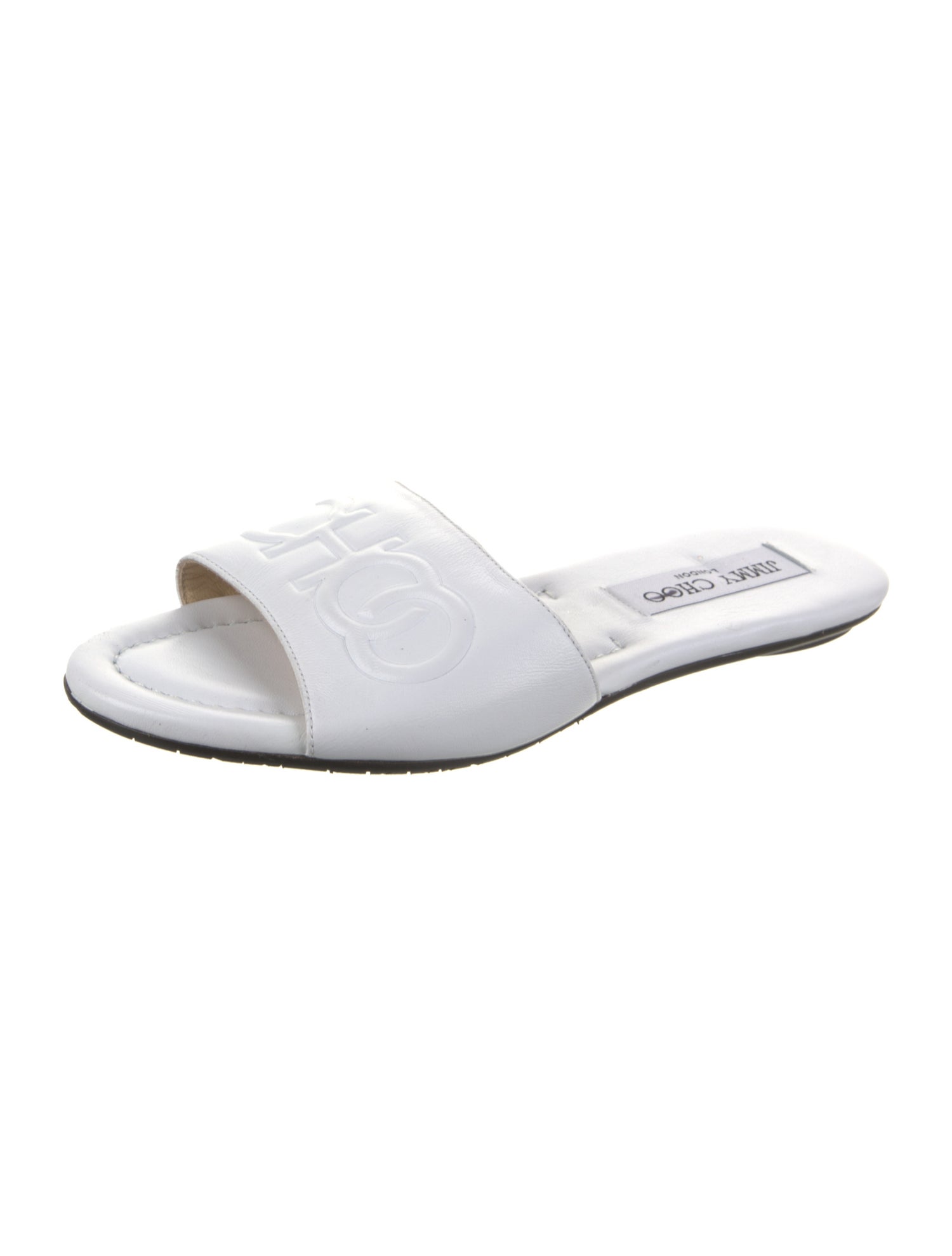 Jimmy Choo Leather Slides