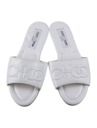 Jimmy Choo Leather Slides