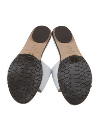 Jimmy Choo Leather Slides