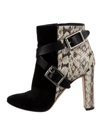 Jimmy Choo Suede Animal Print Pumps