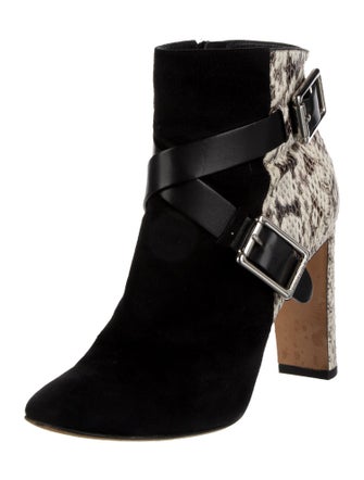 Jimmy Choo Suede Animal Print Pumps