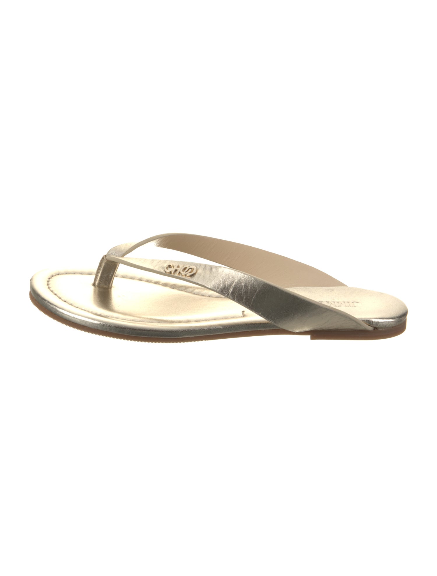 Jimmy Choo Leather Flip Flops
