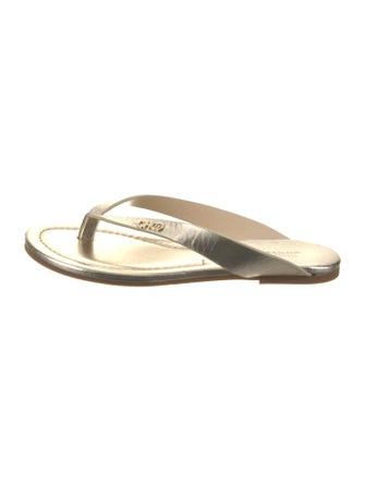 Jimmy Choo Leather Flip Flops