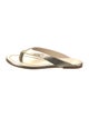 Jimmy Choo Leather Flip Flops
