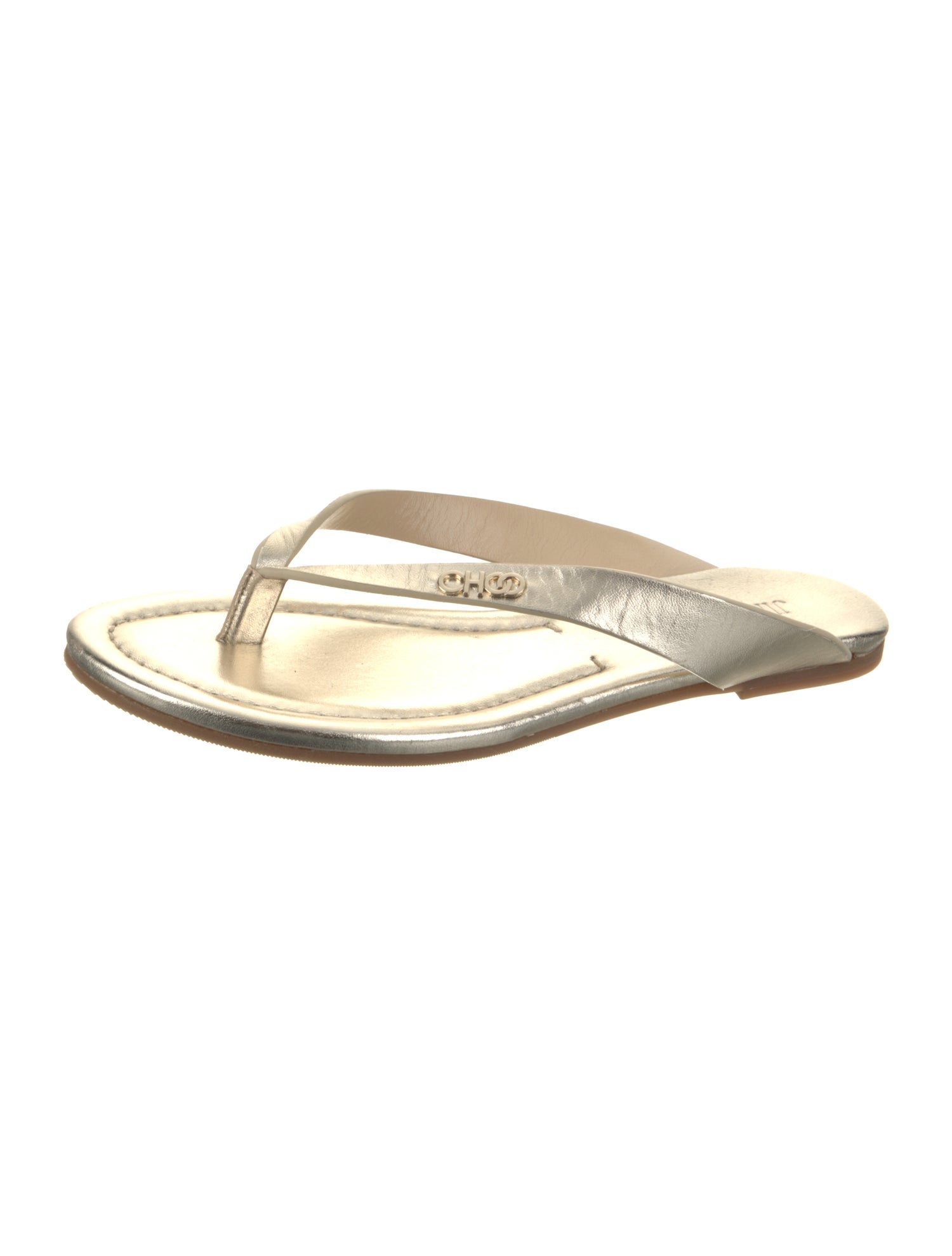 Jimmy Choo Leather Flip Flops
