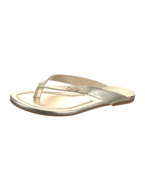 Jimmy Choo Leather Flip Flops