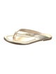 Jimmy Choo Leather Flip Flops