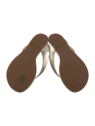 Jimmy Choo Leather Flip Flops