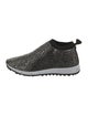 Jimmy Choo Printed Crystal Embellishments Sock Sneakers