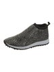 Jimmy Choo Printed Crystal Embellishments Sock Sneakers
